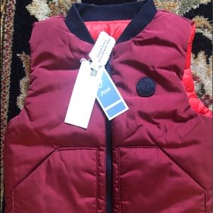 Sleeveless Reversible Puffer Jacket